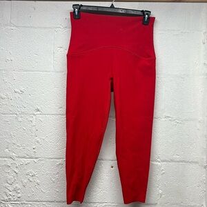 SPANX Red High-Waist Leggings